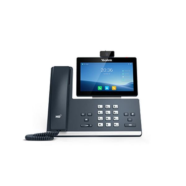 yealink t58w con cámara con cargador