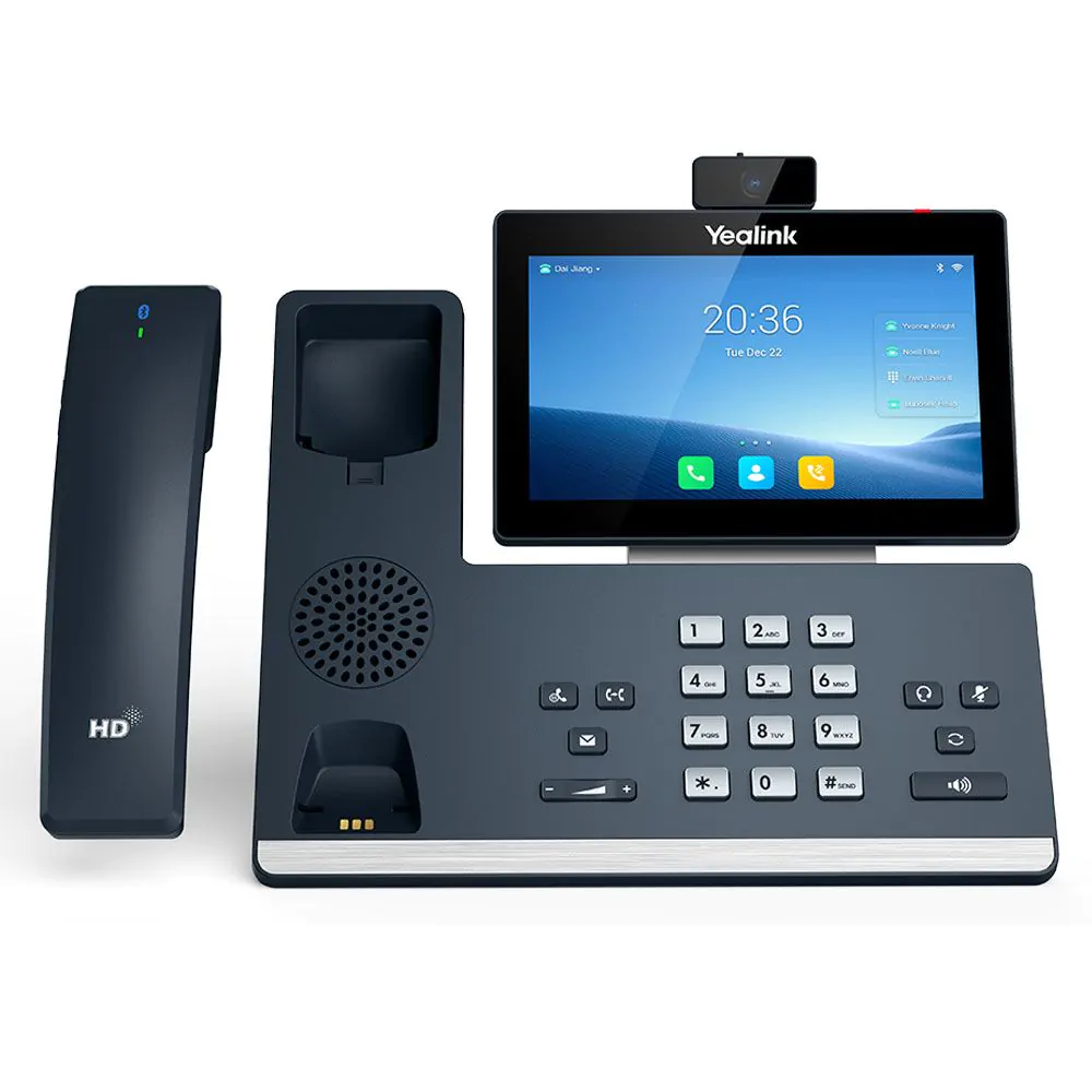 yealink t58w pro con cámara con cargador